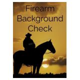 FIREARM WINNERS SUBJECT TO BACKGROUND CHECK