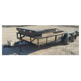 Black Tandem Axle Trailer