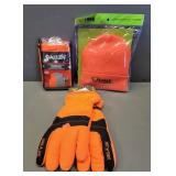 Blaze Orange Vests / Beanie & Hot Shot Gloves NEW