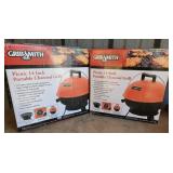 2 - Grill Smith 14" Charcoal Portable Grills