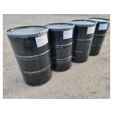 Four 55 Gallon Drums w/ Lids