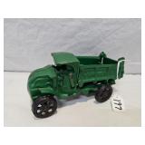 Cast Iron Green Dump Truck