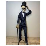 Life Size Animated Dapper Skeleton