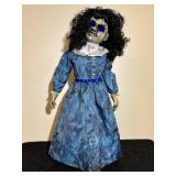 Zombie Girl in Blue Dress