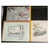 3 Bird Prints (Incl. Swan by Harry Wysocki,