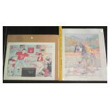 2 College Prints (Triple Overtime by Wendel F