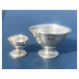 MFH Sterling Silver Pedestal Bowls