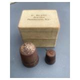 P Blanc Jeweler Henderson, KY Thimbles  (Incl.