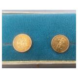 1909 Alaska Gold Cufflinks