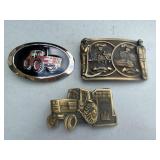 3 Belt Buckles (Incl. International)