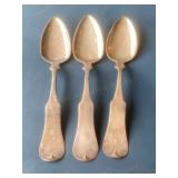 3 Sterling Silver Spoons