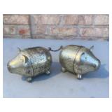 Pair of Vintage Piggy Banks