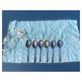 6 Sterling Silver Spoons