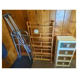 Walker, Crutches, Storage Cabinet & Rack