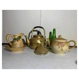 Teapots, Cruet & Bottle