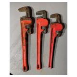 3 Pipe Wrenches (Incl. Rigid)