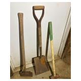 Shovel, Axe, Sledgehammer