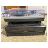 Onkyo 6 Disc Changer & Record Player