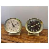 2 Vintage Alarm Clocks