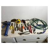 Caulk Gun, Tape Measures, Pliers, Screwdrivers etc