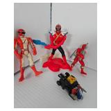 Lot of Power Rangers toys