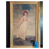 Mid-Century Litho "Pinky" by Sir Thomas Lawrence