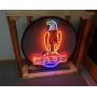 New Classic "Case" Neon Sign 35" Diameter