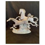 LLADRO RUNNING HORSES