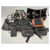 Stylish Assorted Black Handbag & Pouch Collection