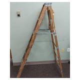 Tall Sturdy Wooden Ladder for DIY Projects