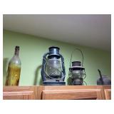 Vintage items, lanterns