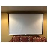 Hanging Projector Screen 82ï¿½ wide