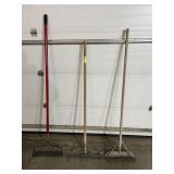 Rake and concrete tools