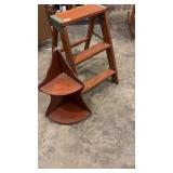 Shelf and step stool