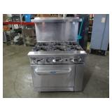 CookRite SS 6 Burner Range w/ Oven (401) $800