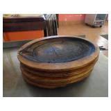 Bid X 5 : Fajita Skillet Wood Underliner