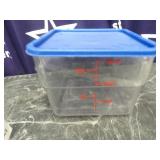 Bid x 4: 12 Qt Food Containers w/Lids