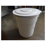 Bid X 1: New 55 Gallon Commercial Round Trash Can