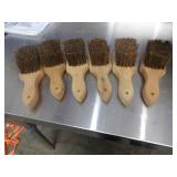 Bid X 6: New 8" Bristles Brushes with Wood Handle