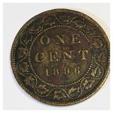 1896 Canada One Cent Coin