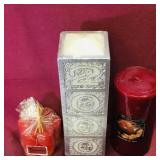 Lot Of 3 Scented Candles (Sealed)