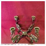 Metal Swans Candleholder (Vintage)