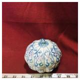 Ceramic Dresser Container (Vintage) (4" Tall)