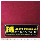 Maritime Fence Advertising License Plate