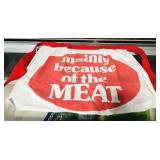 "Mainly Because Of The Meat" BBQ Apron