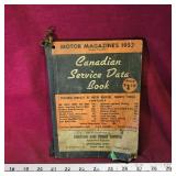 Canadian Service Data Book (1952)