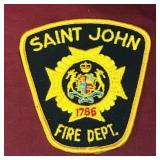 Saint John Fire Dept. Patch (Vintage)