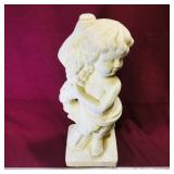 Vintage Ceramic Cherub (14 1/4" Tall)