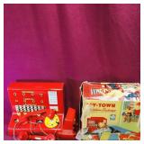 Toy-Town Telephone Exchange Toy & Box (Vintage)