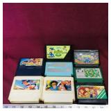 Lot Of 8 Nintendo Famicom Game Cartridges